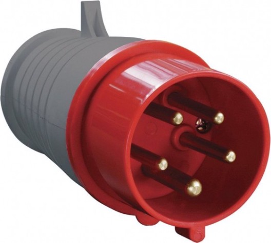Вилка электрическая кабельная IEK ССИ-015 16а 3p+pe+n 380в ip44 [PSR02-016-5]