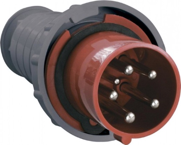 Вилка электрическая кабельная IEK ССИ-035 63а 3p+pe+n 380в ip54 [PSR02-063-5]