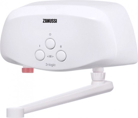 Водонагреватель проточный ZANUSSI 3-logic 3,5 T (кран) [НС-1064834]