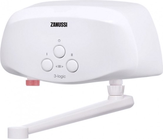 Водонагреватель проточный ZANUSSI 3-logic 5,5 T (кран) [НС-1064830]