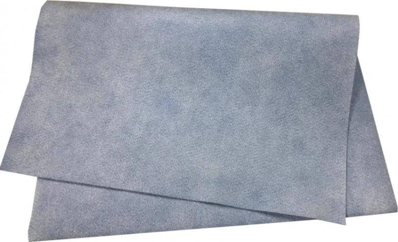 Замша искусственная Comet PVC 300 gsm (40х55 см), голубая [300B]